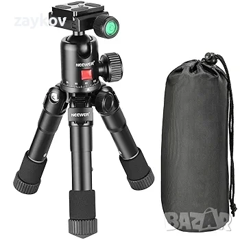 NEEWER 20-инчов мини статив за камера с 360° сферична глава, 1/4-инчова плоча за бързо освобождаване, снимка 2 - Камери - 51368735