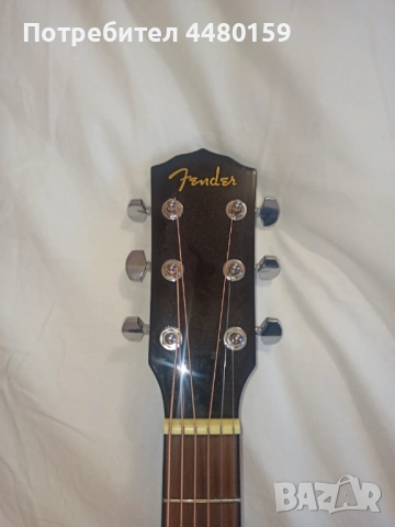 Акустична китара Fender CD-60SCE като нова, снимка 6 - Китари - 54114379