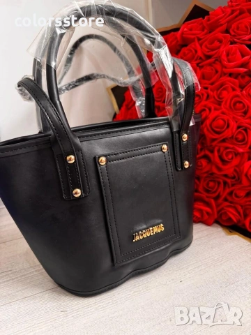 Черна чанта Jacquemus/IM98v, снимка 3 - Чанти - 53660288