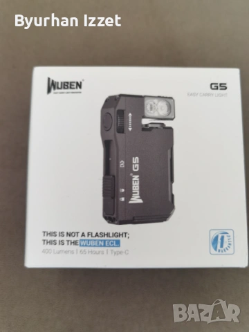 Фенер на wuben g5 us магнитна основа 400lumena