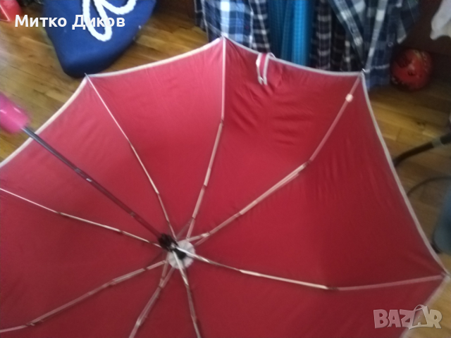 Долче Грималди женски марков чадър сгъваем с калъвче, снимка 9 - Други - 44978205