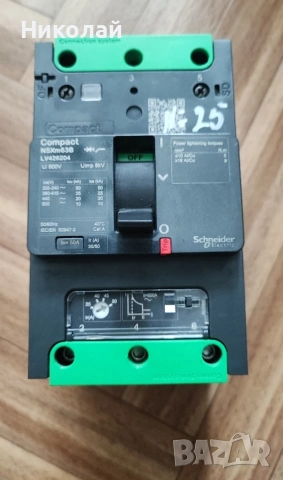 Автоматичен прекъсвач мощностен Schneider Elmark ZSE, снимка 3 - Други машини и части - 52641305