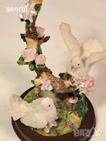 италианска фигурка гълъби  25/2, снимка 2 - Колекции - 50050749