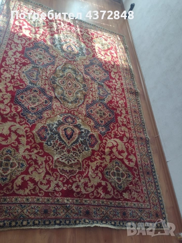 Запазен персийски килим , снимка 2 - Килими - 53743488