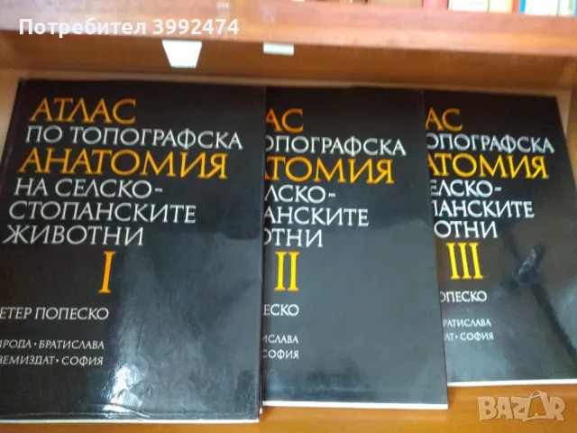 Атлас по топографска анатомия на селскостопанските животни, 3 тома