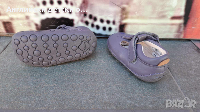 Английски детски обувки естествена кожа-CLARKS , снимка 3 - Детски обувки - 44971413