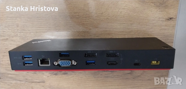 Докинг станция LenovoThinkpad 20v 6.75A. , снимка 2 - Друга електроника - 52561460