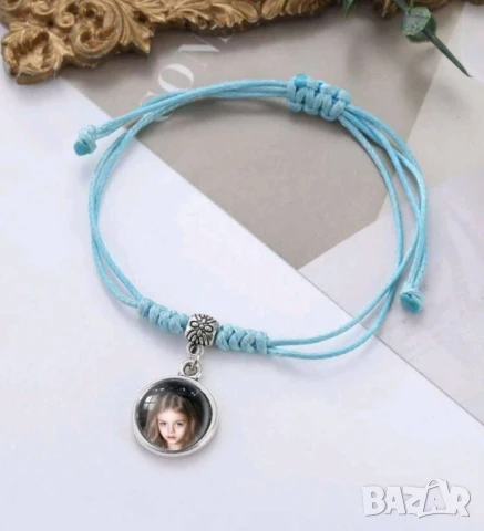 Гривна със снимка и стъклено покритие  , снимка 8 - Гривни - 51172926