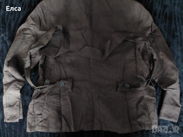 Ленено пролетно_есенно яке, снимка 4 - Якета - 51951825