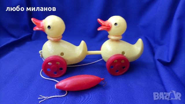 Ретро пластмасови играчки с колелца, патенца, магаренца, снимка 3 - Колекции - 45992817