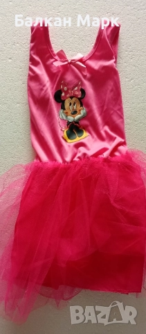 ✨ Детска рокля Дисни Мини Маус / Disney Minnie Mouse – оригинална, размери 3/4, 5/6, 7/8 години , снимка 3 - Детски рокли и поли - 51837397