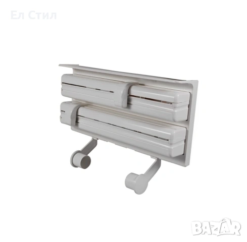 Поставка за кухненска хартия и фолио Triple paper, Цвят: Бяло, снимка 4 - Други стоки за дома - 53309832