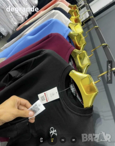 Мъжка памучна блуза Calvin Klein