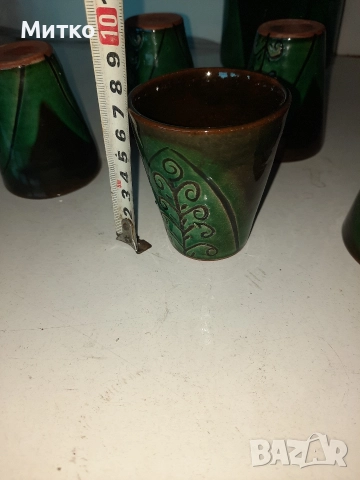 Ретро битов керамичен сервиз за вино, снимка 12 - Сервизи - 52860743