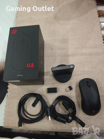 BenQ Zowie U2 Wireless – Професионална eSports мишка(Най-новата форма), снимка 3 - Клавиатури и мишки - 53178226