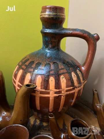 Керамични съдове с троянска шарка, снимка 16 - Антикварни и старинни предмети - 53929575