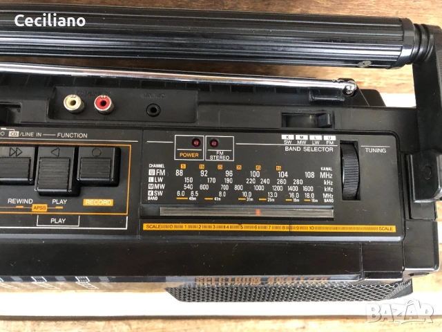 Радиокасетофон Sharp WQ-T252H (BK), снимка 11 - Радиокасетофони, транзистори - 52668378