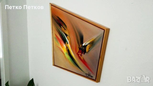 Абстрактни картини: Papegøye, снимка 3 - Картини - 53796493