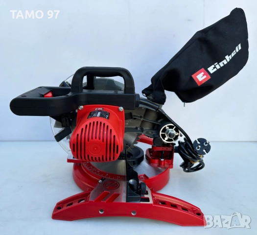 Einhell TC-MS 2112 - Настолен циркуляр 1600W 210mm неразличим от нов!, снимка 3 - Триони и циркуляри - 53714599