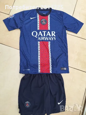 Детски екип ПСЖ 2025/2026 Кварцхелия, снимка 3 - Футбол - 50161888