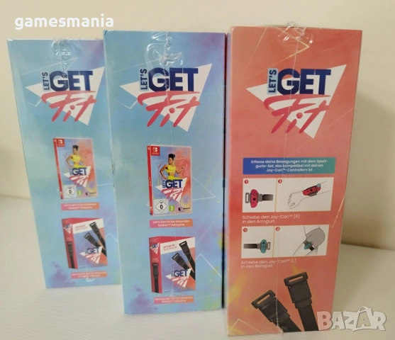 [Nintendo Switch] Чисто НОВИ -Let's Get Fit Bundle/ Супер цена!, снимка 2 - Игри за Nintendo - 53498920