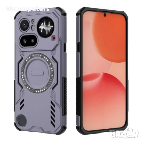 Butterfly Armor Магнитен Калъф за Nothing Phone (4a) Pro - PC+TPU, Вентилация, 5 цвята, снимка 3 - Калъфи, кейсове - 54250519