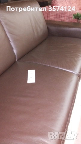 Кожен диван, снимка 4 - Дивани и мека мебел - 52408951