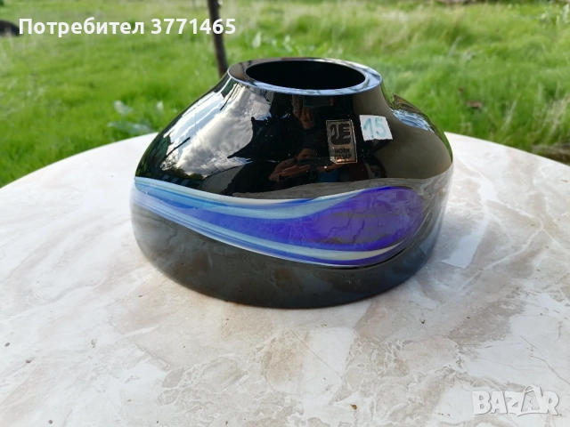 Чайник порцелан, кристална фруктиера, стъклени купички, снимка 7 - Сервизи - 52574217