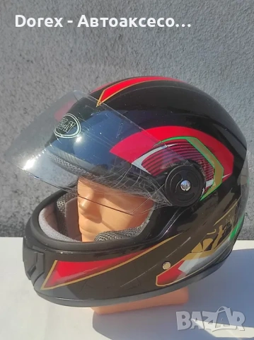 Каска с визьор за мотор, скутер, ATV - 5163, снимка 3 - Аксесоари и консумативи - 54139847