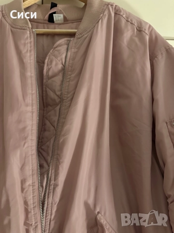 Яке бомбър овърсайз размер м hm, снимка 2 - Якета - 52456688