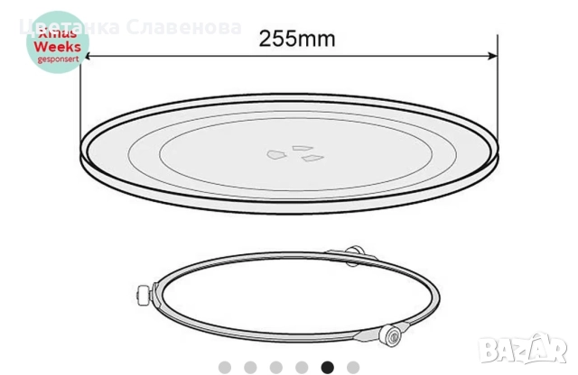 Микровълнова фурна Hanseatic , 2 в 1 Грил, функция за размразяване, 8 автоматични програми, снимка 5 - Микровълнови - 52662809
