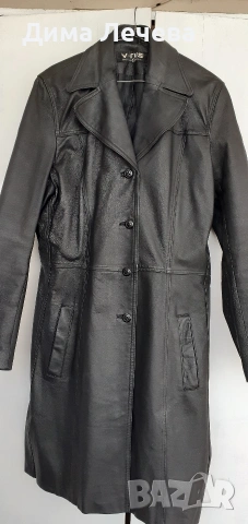 дамско палто от естествена кожа
