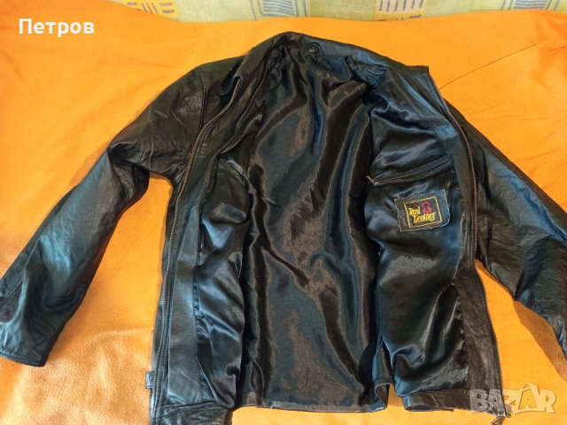 Яке от естествена кожа (L), снимка 4 - Якета - 52425262