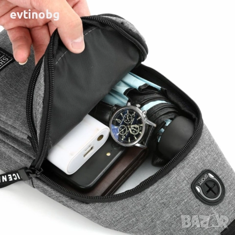 Мъжка спортна мултифункционална раница за спорт за едно рамо BAG109, снимка 6 - Раници - 53844532