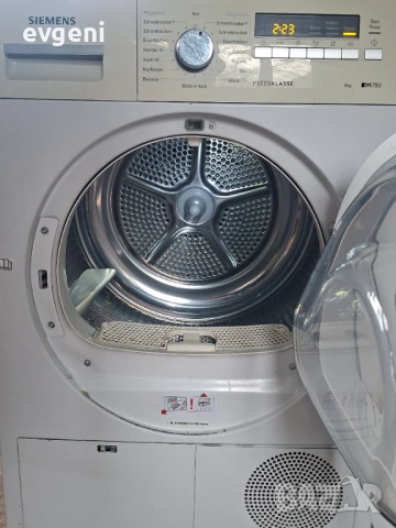 Продавам кондензна сушилня SIEMENS iQ790 – 8 кг, снимка 2 - Сушилни - 53157134