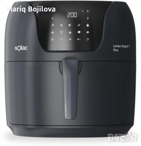 Еър фрайър Solac Léviter Digital 7 Plus – 7,4L капацитет, 1800W мощност 
