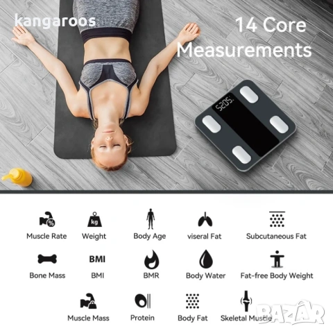 Умна везна AresPro Smart Scale, снимка 2 - Други - 53377326