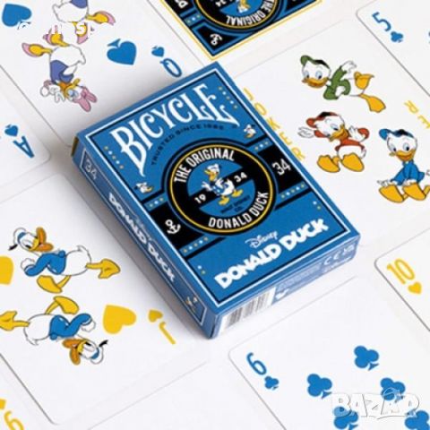 карти за игра BICYCLE DONALD DUCK нови  , снимка 3 - Карти за игра - 46703885