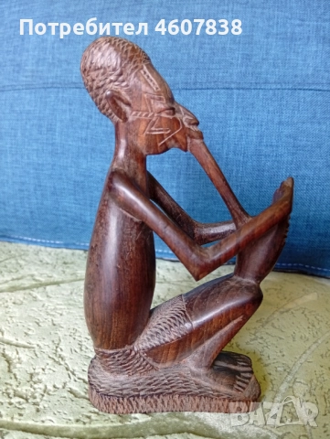 Статуетка африканско изкуство 12.5-7.5 см