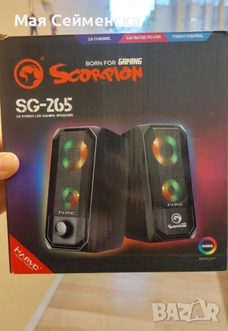 LED тонколонки MARVO Scorpion 