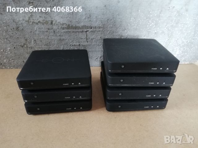 7 броя EON TVBOX SDOTT0202 с дистанционни и адаптори, снимка 2 - Приемници и антени - 45312169