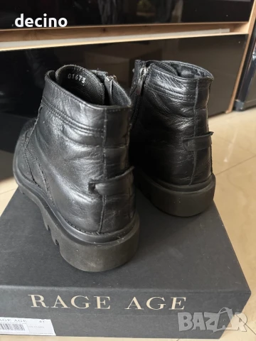 Мъжки черни боти Rage Age 41 номер, снимка 2 - Мъжки боти - 50666536