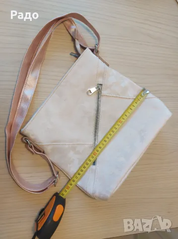 Нова дамска чанта през рамо или в ръка розово злато абитуриентски бал мини чантичка раница спортна, снимка 5 - Чанти - 49409695