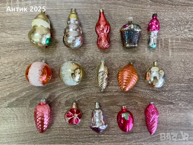 Винтидж съветски коледни играчки за елха, снимка 4 - Антикварни и старинни предмети - 52613482