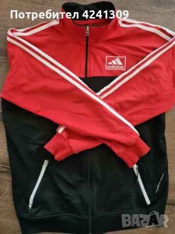 Мъжко горнище Adidas, снимка 1 - Спортни дрехи, екипи - 48088221