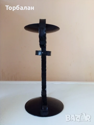 Свещник от ковано желязо от соц-а, снимка 7 - Декорация за дома - 51147714