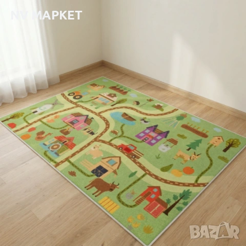 Детски килими, различни модели 120×160см,противоплъзгащи,миещи се, снимка 5 - Други - 53873965