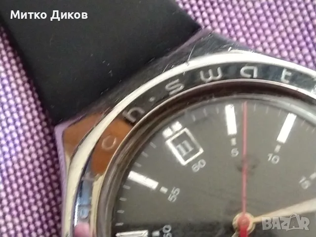 Swatch Swiss Irony мъжки часовник работещ точен кварц, снимка 3 - Мъжки - 50113922