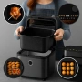 Midea DualTaste Air Fryer MF-CY75C2 – 7L капацитет, JuicyLock технология, снимка 3