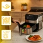 Фритюрник с горещ въздух XXL - 8 литра, 1800 W и 12 програми, снимка 2
